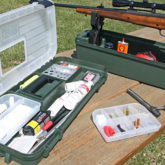 Flambeau Gun Maintenance Box w/ Hoppe's Cleaning Kit