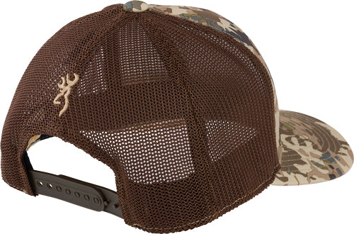 Browning Cap River Pines 110 - Mesh Back Silicone Ptch Auric*