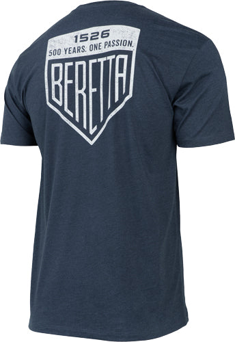 Beretta Legacy T-shirt Back - Logo Large Navy