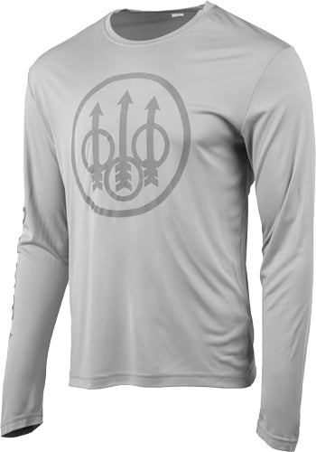 Beretta T-shirt Ls Vintage - Trident Large Light Grey