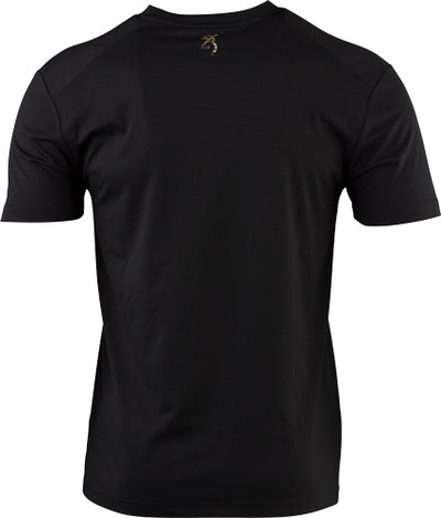 Browning Ss Perf Camp Shirt - Ram Logo Black X-large*