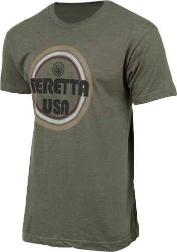 Beretta T-shirt Retro Busa - Logo Large Army Green