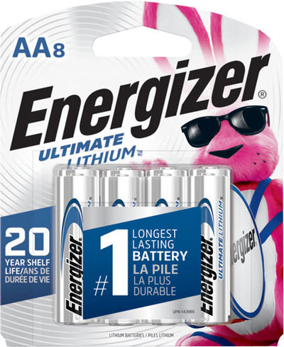 Energizer Ultimate Lithium - Batteries Aa 8-pack