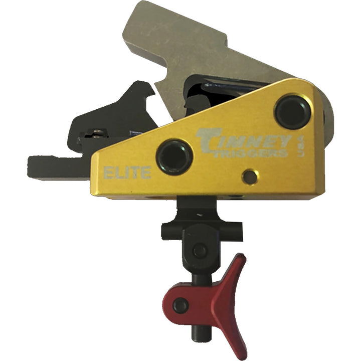 Timney Ar-15 Calvin Elite Trigger Red Adjustable Shoe 1.5 Lb.