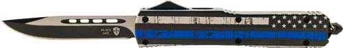 Templar Knife Slim Otf Back - The Blue 3.1" Blk Drop Point