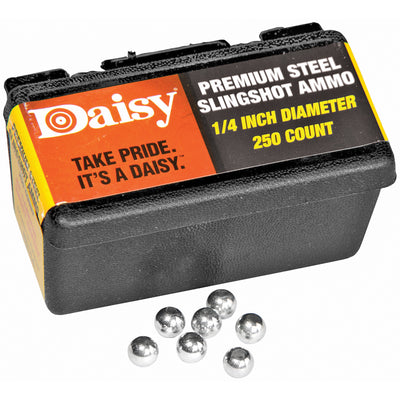 Daisy Slingshot Ammuntion - 1/4" Steel 250-pack