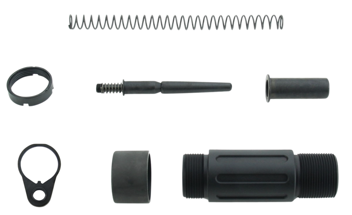Tacfire Short Buffer Tube System, Tacfire Mar139-c 3.5" Short Pstl Buff Tube