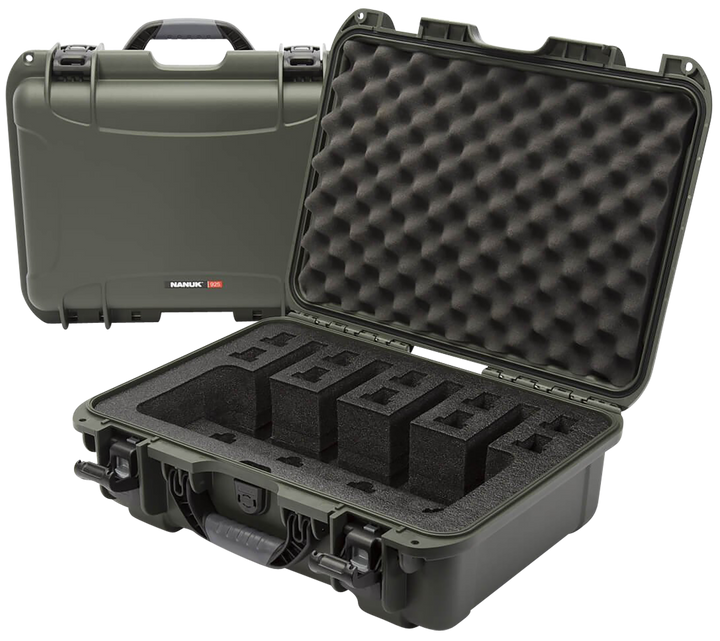 Nanuk (plasticase Inc) 925, Nanuk 925-4up6 Nanuk Case W/foam 4up - Olive
