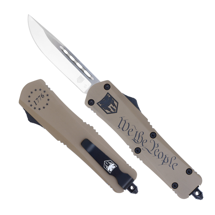 Cobra Tec Knives Llc We The People, Cobra Mwtpfs-3dns Med Fs-3 Drop We The People