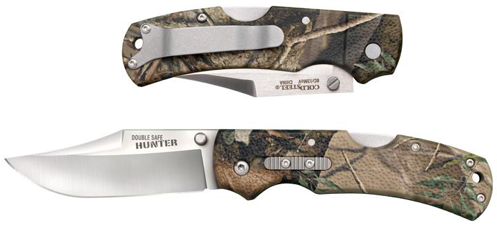 Cold Steel Double Safe, Cold Cs-23je Double Safe Hunter Camo 3.5"