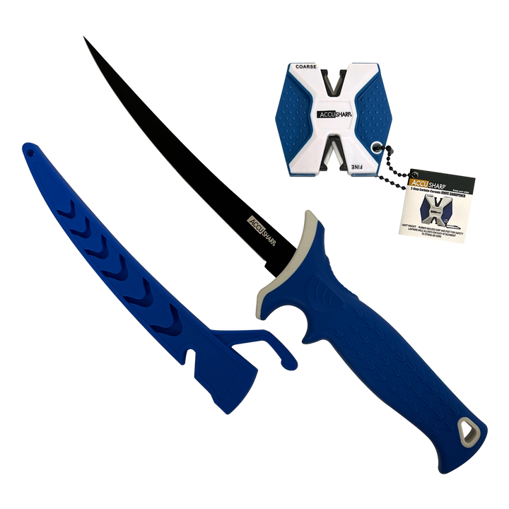 Accusharp Fillet W/sharpener, Fpi 736c Accusharp Fillet Knf W/2step Crmic Shrp