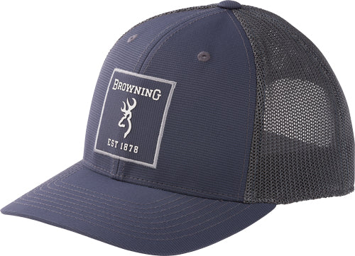 Browning Cap Tested Carbon - Square Patch Flex Snapback Adj