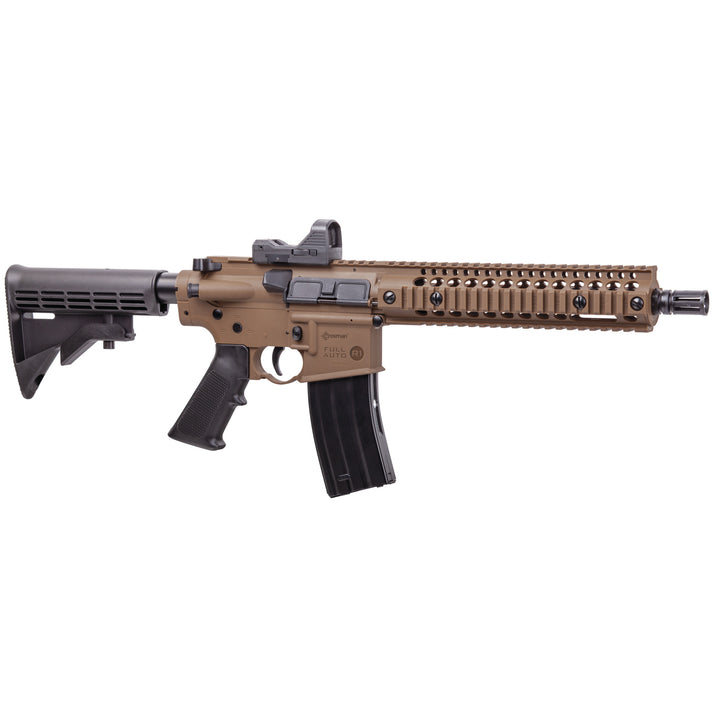 Crosman Full Auto R1 Air Rifle With Red Dot Flat Dark Earth