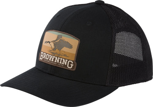 Browning Cap South Pass 110 - Mesh Back Silicone Patch Blk*