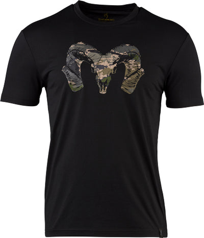 Browning Ss Perf Camp Shirt - Ram Logo Black X-large*