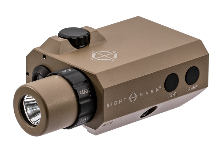 Sightmark Lopro Mini Combo Flashlight And Green Laser Sight, Sight Sm25012de Lopro Mini Combo Fl/grn Las De