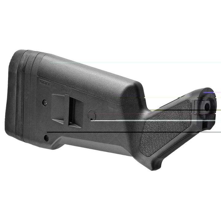 Magpul Stock Sga Mossberg 12ga - Fixed Black Fits 500/590/590a1