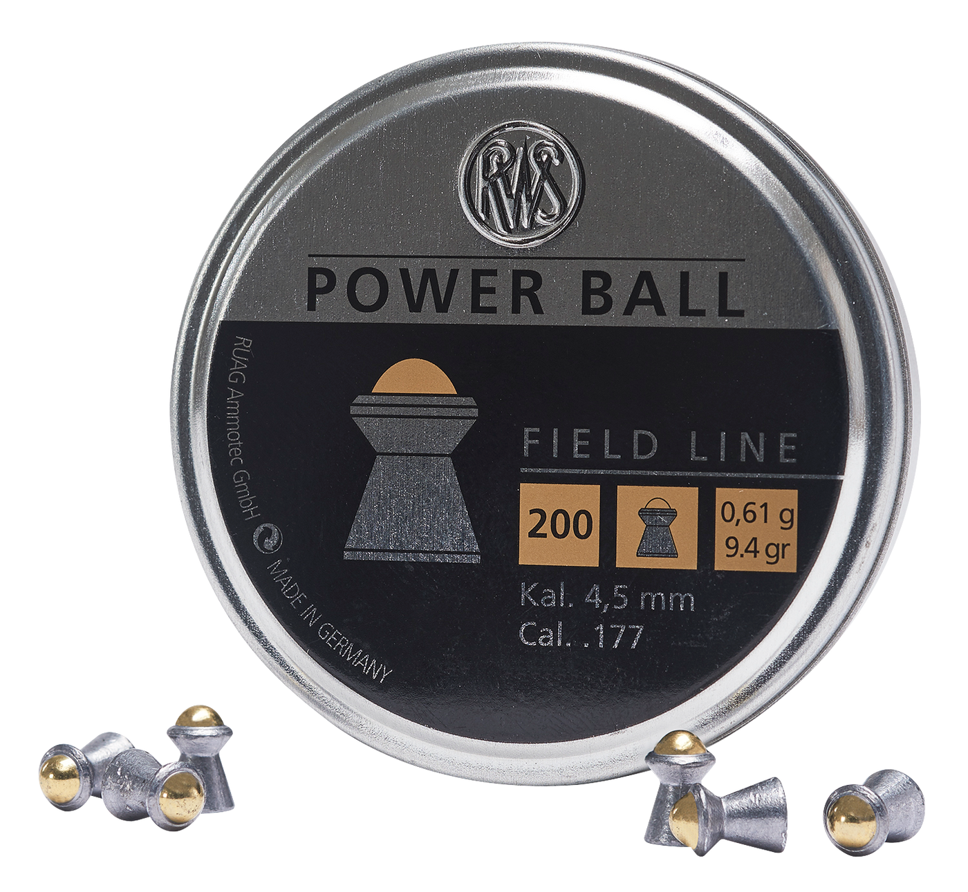 Rws Power Ball, Rws 2317414 Rws Powerball      .177 Pellets  200