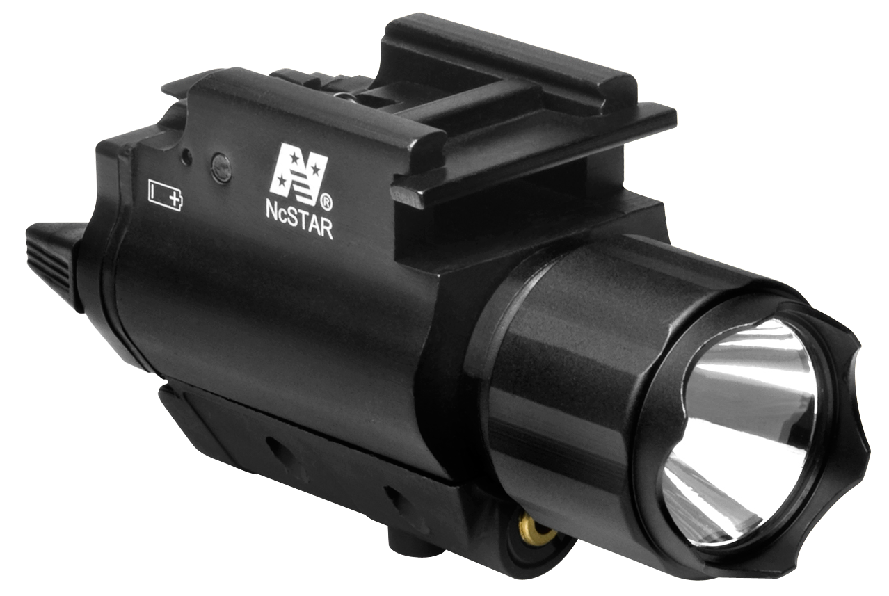 Ncstar 200l Flashlight W/ Red Laser