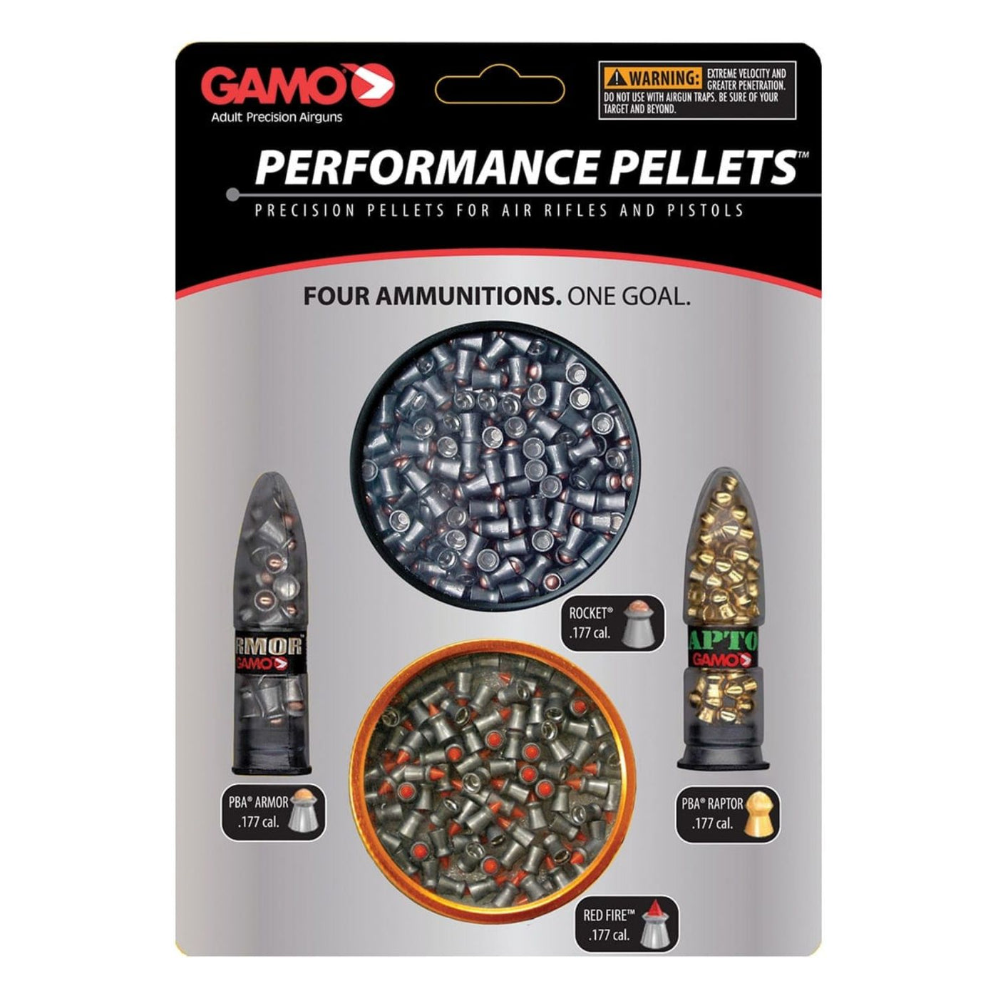 Gamo Combo Pack Performance Cal Hunting Pellets