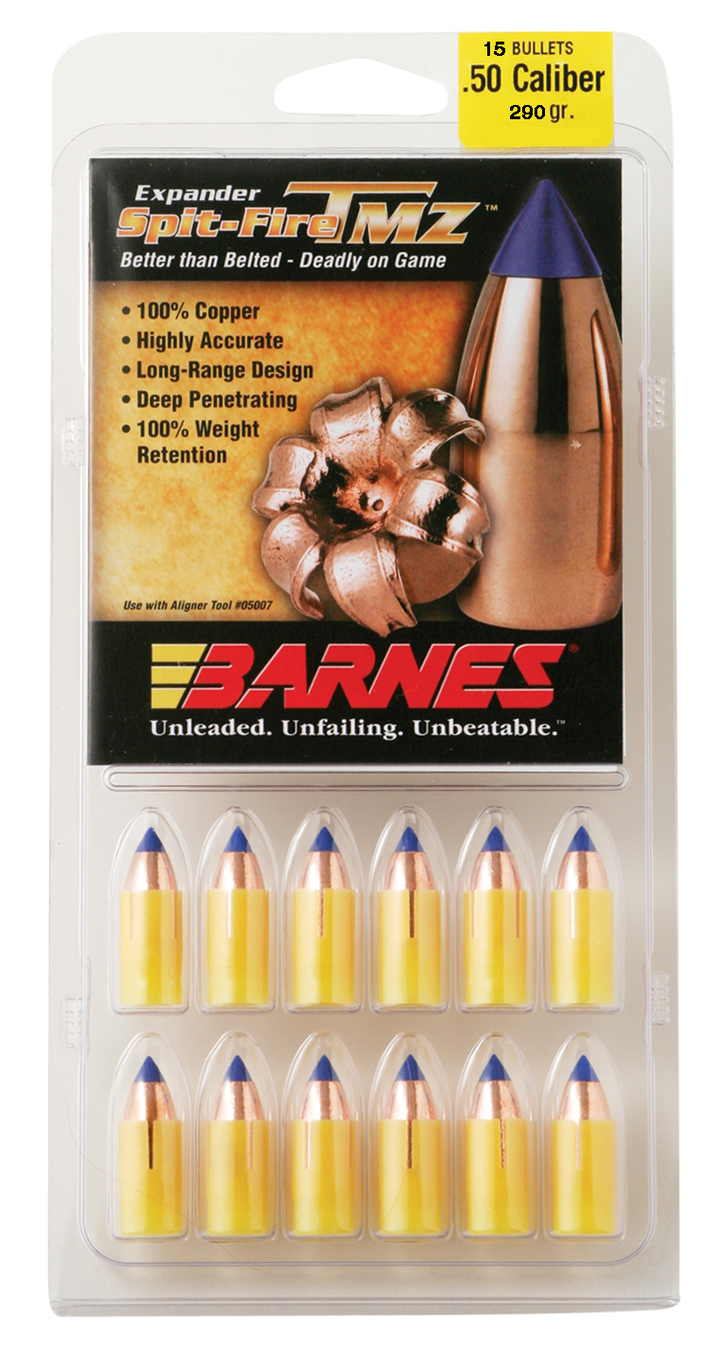 Barnes Bullets Spit-fire Tmz, Brns 30594 .451 50c 290 Tmz Sptzf 15