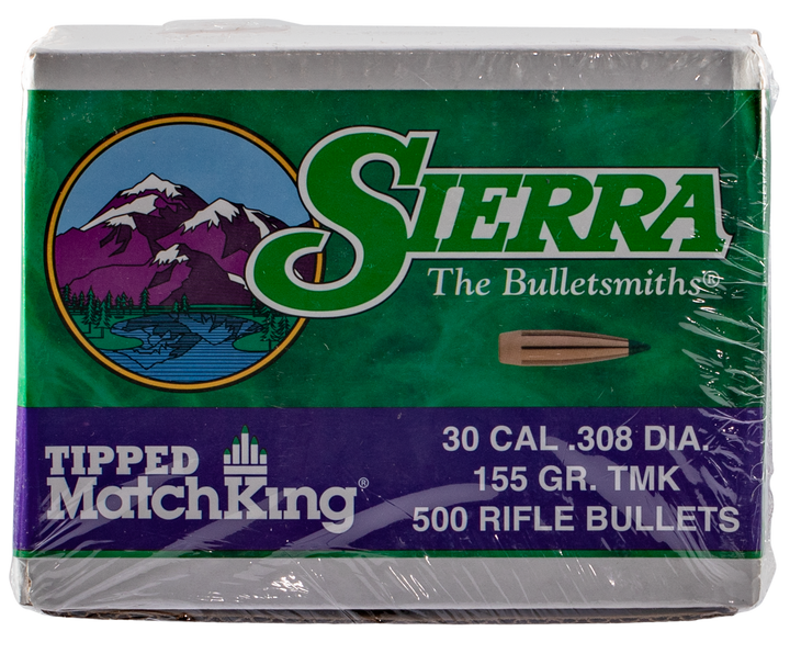 Sierra Tipped Matchking, Sierra 7755c .308 155 Tipped Mk 500