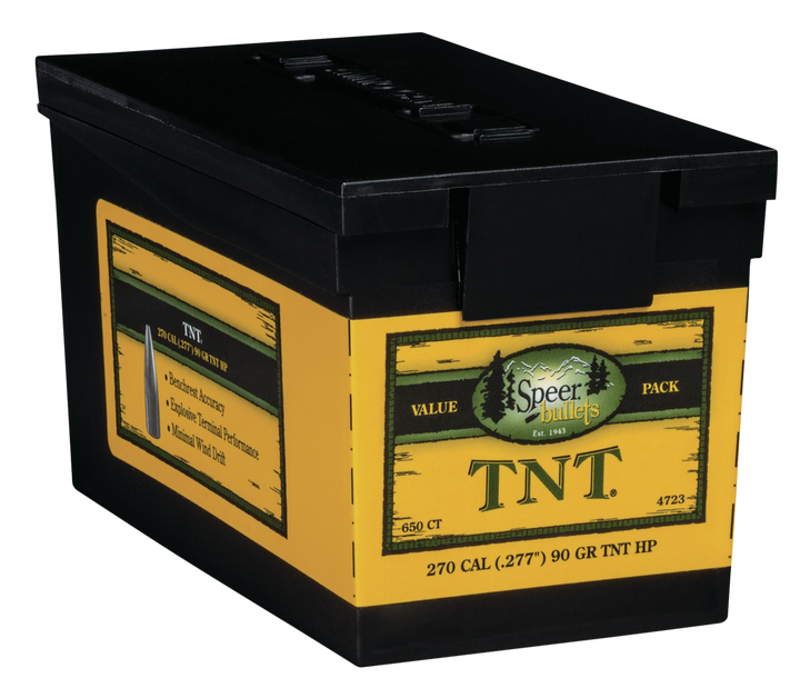 Speer Ammo Tnt, Speer 4723 Bull .277 90 Hp Tnt Vp 650