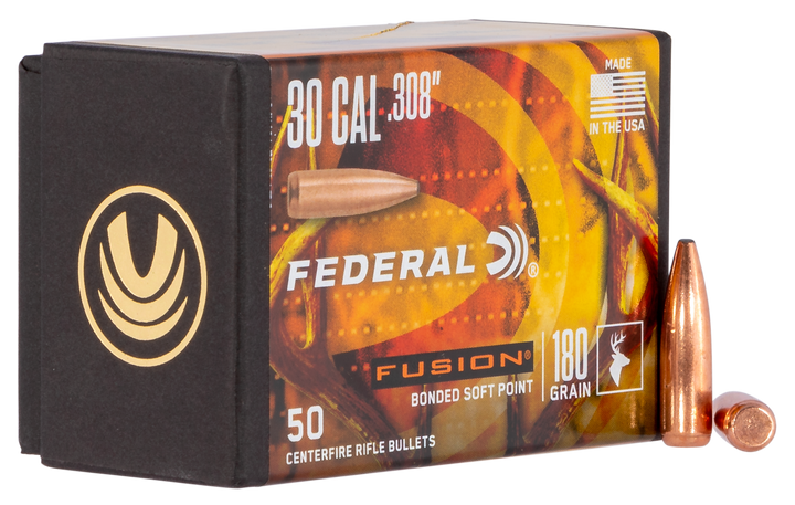 Federal Fusion Component, Fed Fb308f4 Bull .308 180fus 50/4