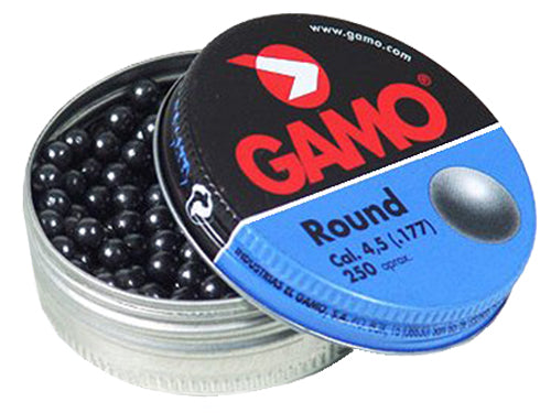 Gamo .177 Lead Roundball Bb's - 8.2 Grains 250pk Tin