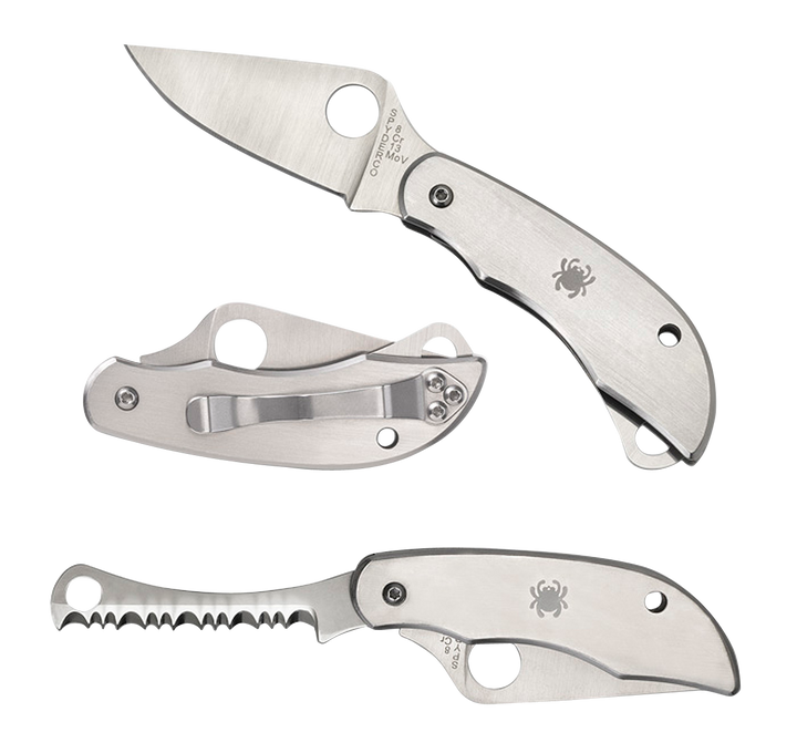 Spyderco Clipitool, Spy C176p&s Clipitool Serrated P&s