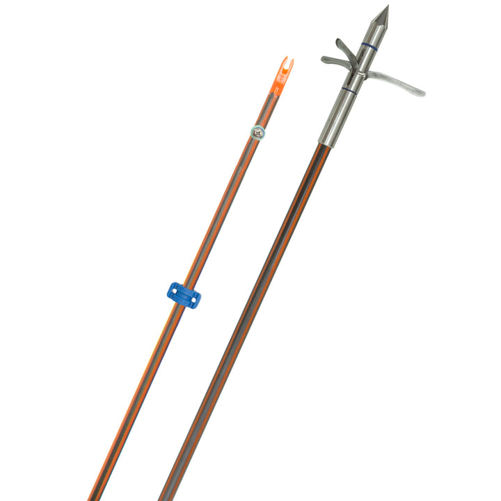 Fin Finder Hydro Carbon Il Bowfishing Arrow W/ Kraken 3 Barb Point