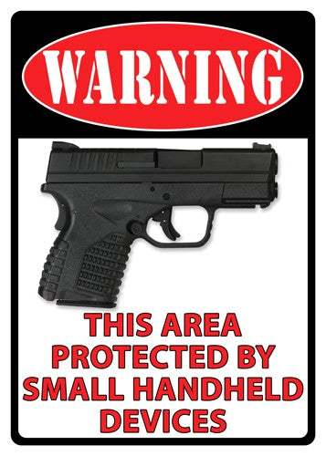 Rivers Edge Sign 12"x17" - Warning-this Area Is Protected