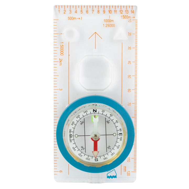 Ust Deluxe Map Compass Blue