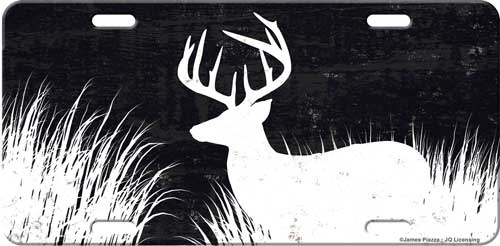 Rivers Edge License Plate - Deer Silhouette