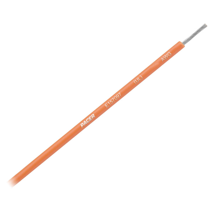 Pacer Orange 10 AWG Primary Wire - 25&