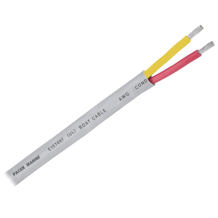 Pacer 16/2 AWG Round Safety Duplex Cable - Red/Yellow - 250&