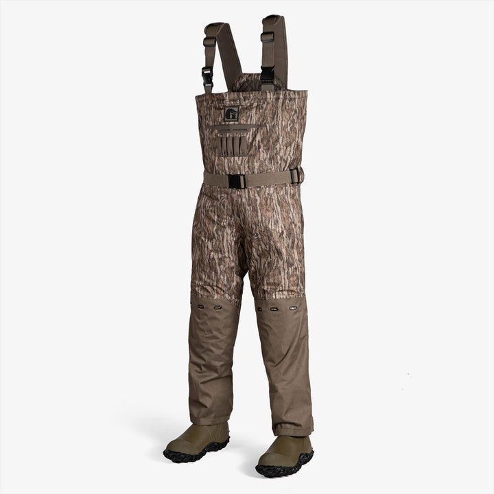 Gator Waders Shield Insulated Waders | Youth - Mossy Oak Bottomland