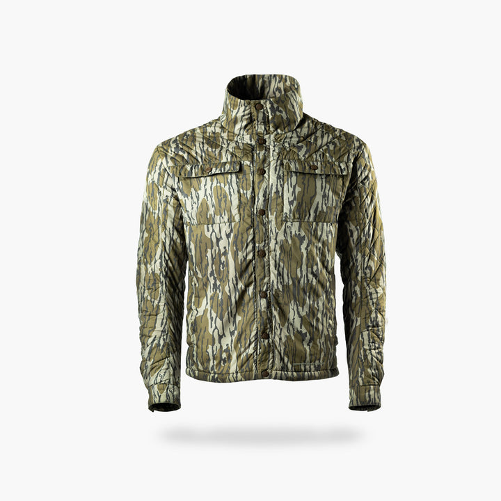 Gator Waders Insulated Snap Shirt | Mens - Mossy Oak Original Bottomland