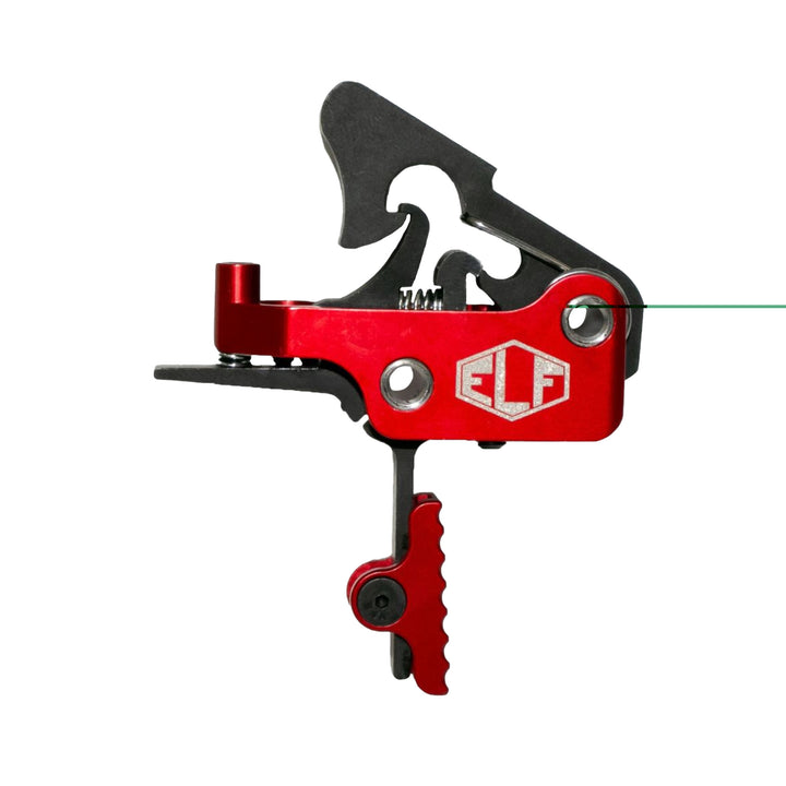 Elftmann Trigger Apex Ar-15 - Straight Adj 2.75-7lbs Red