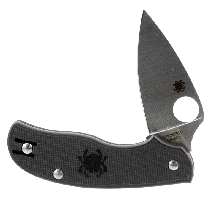 Spyderco Urban, Spy C127pbk Urban Leaf Lgwt Pln Dp 2.61 Blk