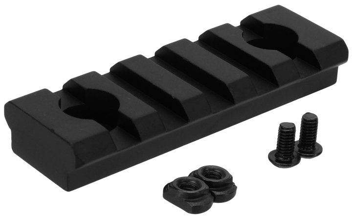 Tacfire M-lok Accessory Picatinny Rail 2 3/8", Tacfire Mar105s 2in Pic Rail Mlok 5 Slots