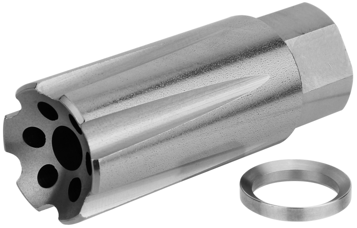 Tacfire Linear, Tacfire Mz1020-9mmss 9mm 1/2x36 Linear Comp Ss
