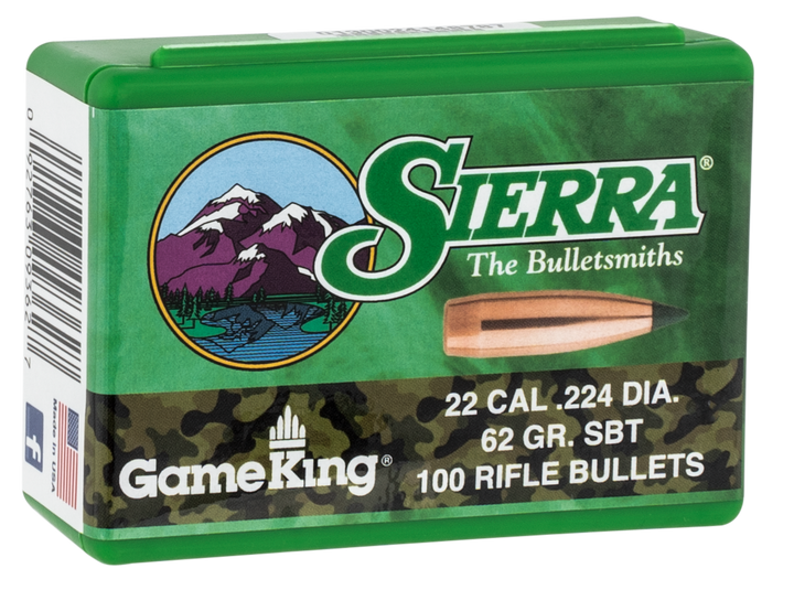 Sierra Gameking, Sierra 9362 Bull .224 62 Sbt Gameking 100