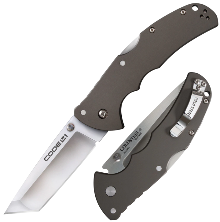 Cold Steel Code 4, Cold Cs-58pt Code-4 Tanto Point S35vn