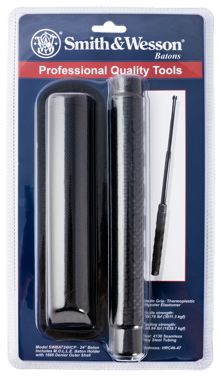 Sw Knives Smith & Wesson, Swk Swbat24hcp Baton 24in Lite Collapsible