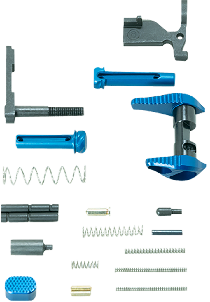 Timber Creek Outdoor Inc Lower Parts Kit, Timber Arlpkb Ar Lower Parts Kit Blue