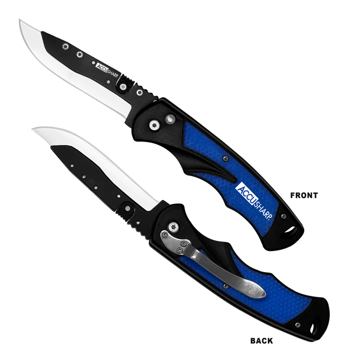 Accusharp Replaceable Blade Razor, Fpi 743c Accusharp Blade Replace Razor Knife Blue