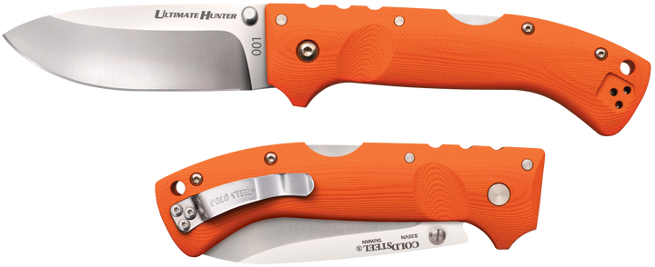Cold Steel Ultimate Hunter, Cold Cs-30ury Ult Hntr 3.5" Orn G10 Hndl