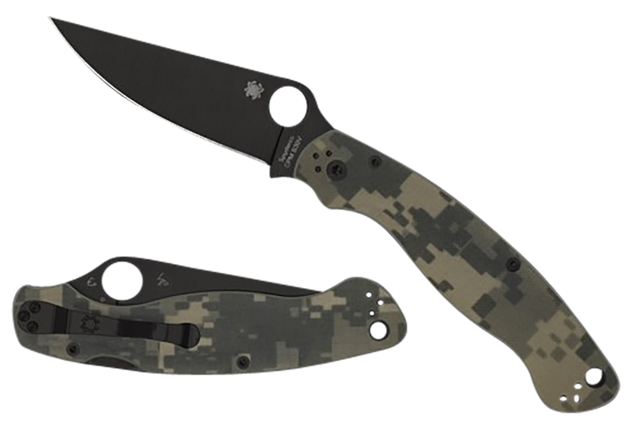 Spyderco Military 2, Spy C36gpcmobk2 Military 2 Camo G-10 Reveal 13