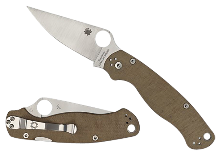Spyderco Military 2, Spy C81mpcw2 Para Military 2 Brwn Micarta